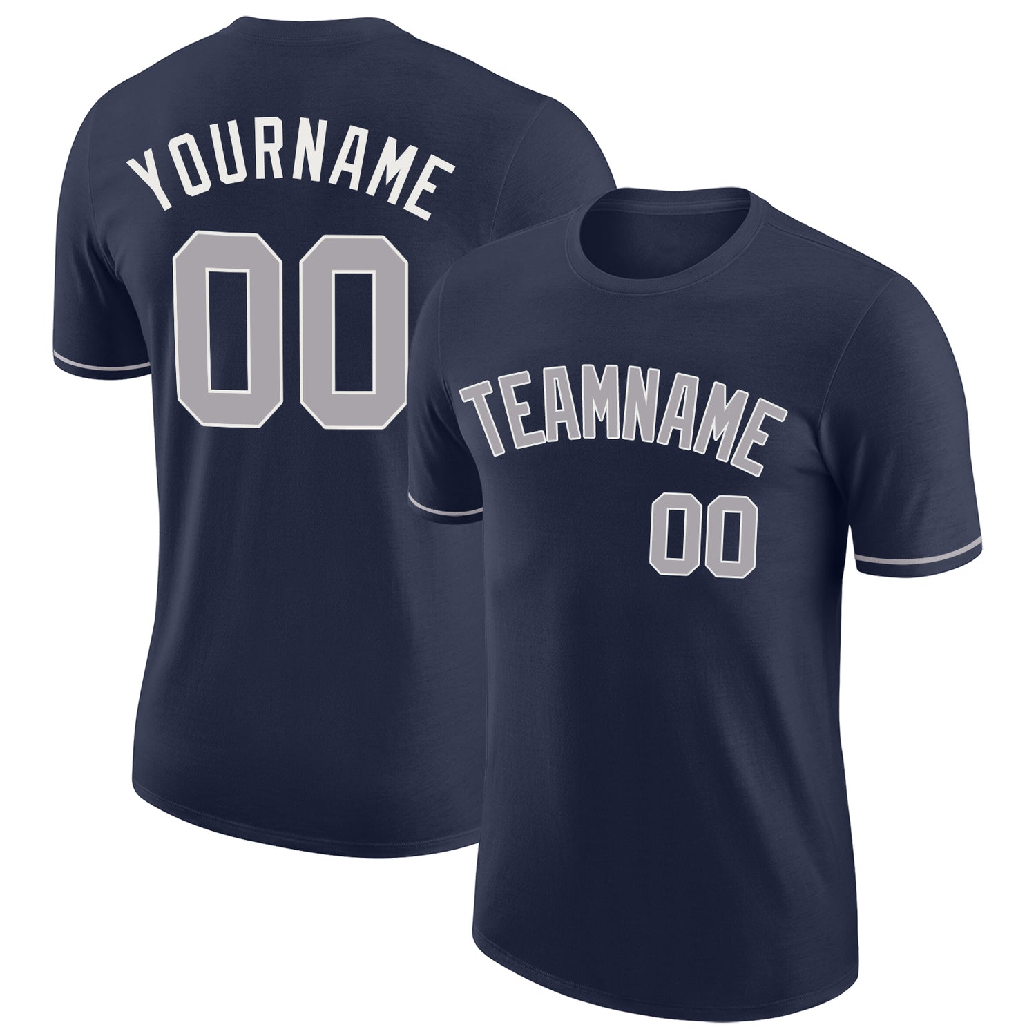 navy_0139_1500x.jpg Navy Gray-White Performance Custom T-Shirt - Image 1